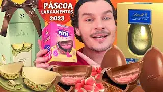 PROVAMOS OVOS DE PÁSCOA 2023 / LINDT, PISTACHE DA CACAU SHOW, HAVANNA E FINI - Vale a pena?