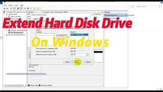 How to Extend Hard Disk on Windows