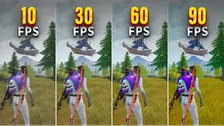 FPS Comparison 🤯 | Testing 10FPS to 90FPS in PUBG Mobile #pubgmobile #bgmi #ruby__yt