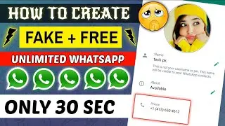 fake number se whatsapp account kese banaya how to get fake whatsapp number OTP problem issues