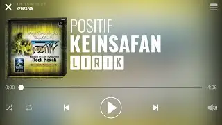 Positif - Keinsafan [Lirik]