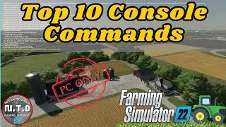 Farming Simulator 22: Top 10 Console Commands Tutorial