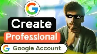 How to create professional Google account, How to create Google account full tutorial #Google