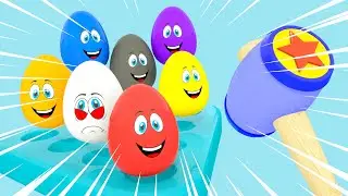 Finger Family Songs + Egg Color learn and Number -  |Nursery Rhymes and Kids Songs|