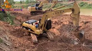 Greatest excavator digging #viral #machine #trending #adventure #excavator #caterpillar