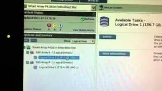HP Raid Array Configuration Utility