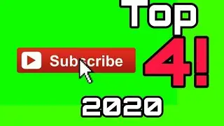 TOP 4! Amazing green screen subscribe plus bell video intro for YouTube