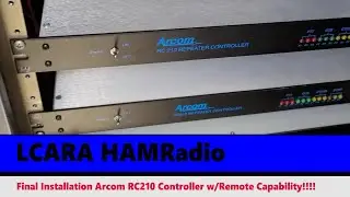 LCARA HAM Radio: Final Installation Arcom RC210 w/Remote Capability!!!!