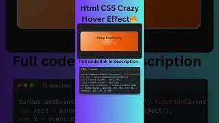 Crazy cursor hover animation 