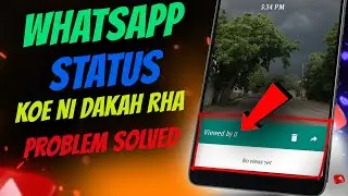 WhatsApp Status Koi Nahi Dekh Raha Kaise Theek Karen On Iphone | WhatsApp Status View Not Showing