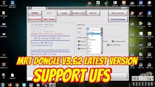 MRT dongle V3.62 latest version II support UFS