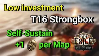 [PoE 3 25] The only low investment strongbox farming in T16 I would do | Farming T17 maps for profit