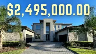 Touring a $2,495,000 Modern Luxury Lakefront Home | Luxury Homes