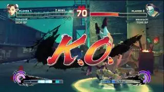 SamsonK (Chun Li) vs wworochi (Vega / Claw) - Match 13