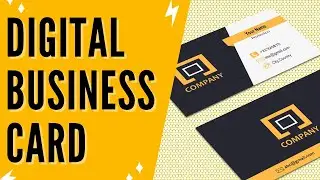 Business Card With QR Code Canva: Digital Business Card Tutorial