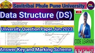 Data Structure University Question Paper -Jun 2023 |DS Question Paper |Data Structure