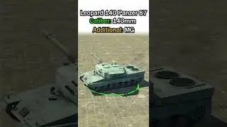 Semi Automatic Leopard Tank MOWAS2 