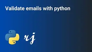 Validate emails with python