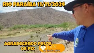 PASSAMOS NO RIO PARAÍBA NESSA SEGUNDA FEIRA 11/11/2024