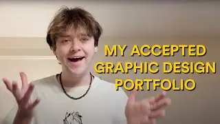 My accepted graphic design portfolio for university | Falmouth University