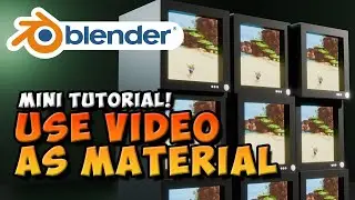 How to Create Animated Materials in Blender! │ Mini Tutorial