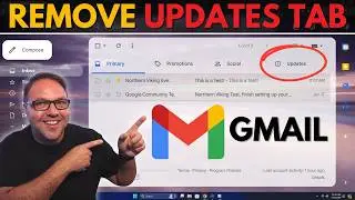 How to Remove "Updates" Category from Gmail