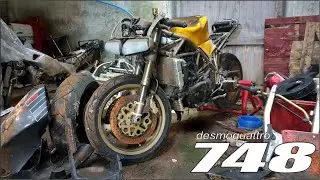 Restoration Of An Abandoned Ducati 748 SPS - Genuine Barn Find!