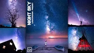 Night Sky preset - Lightroom presets | astrophotography presets | milky way Lightroom mobile presets