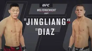 Gameplay UFC 4 | DIAZ VS JINGLIANG