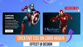 Responsive Card Hover Effects Using HTML CSS Only