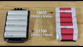 What are Lithium Ion Batteries? - 21700 vs 18650 Cells