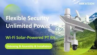 Wi Fi Solar Powered PT Kit Unboxing & Assembly & Installation