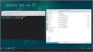 Debian Update KDE, terminal method - universal method #debian12 #linux #kdeplasma