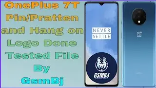 OnePlus 7T Pin/Pratten and Hang on Logo Done Tested File By GsmBj