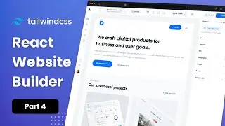 Website Builder Part 4 - Right Menu | React + Tailwind