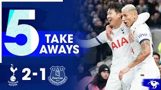 Top 4 At Christmas!!! Tottenaham 2-1 Tottenham [5 TAKE AWAYS ft@tottenhamontour ]