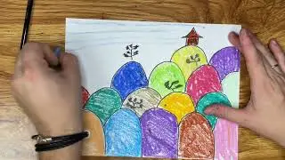 Как нарисовать Холмы Легко / Рисуем Для Детей