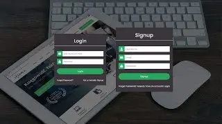 Login and Registration Form using HTML and CSS