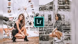 How To Edit Orange And Gray - Lightroom Mobile Tutorial (Free Preset)