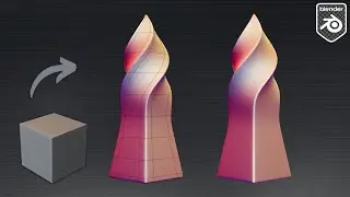 3D Modeling with Simple Deform Modifiers in Blender