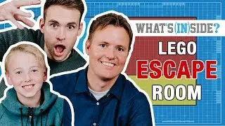 WHAT'S INSIDE...INSIDE A LEGO ESCAPE ROOM! - REBRICKULOUS