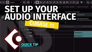 HOW TO SET UP YOUR AUDIO INTERFACE | Quick Tip Cubase 11