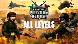 Operation Polygon Storm - All Campaign Levels Gameplay (No Commentary)