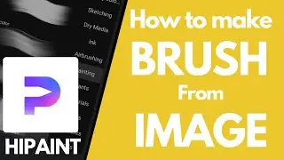 How to make brush from Image in Hipaint | Beginners step by step Hipaint tutorial