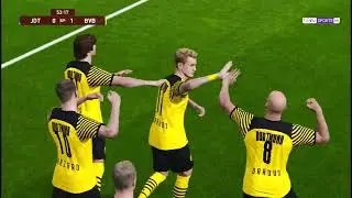 Johor Darul Tazim vs Dortmund | Club Friendlies Football Match 2022 | Pes 21 Game