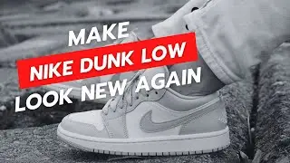 How to Clean Your Nike Dunk Low Sneakers and Make Them Look New #dunks #cleanwithme #shoelaces