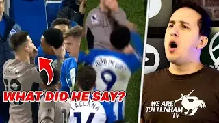 What Did Lo Celso Say?!? Brighton 4-2 Tottenham [REAX FT. @barnabyslater_]