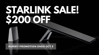 Huge discount on Starlink kits until October 5th