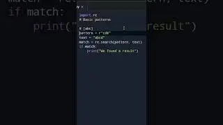 Introduction to Basic Patterns with Regex in Python