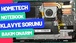 HOMETECH LAPTOP KLAVYE ÇALIŞMIYOR│LAPTOP KLAVYE ÇALIŞMIYOR│HOMETECH LAPTOP BAKIM TERMAL MACUN DEĞİŞİ